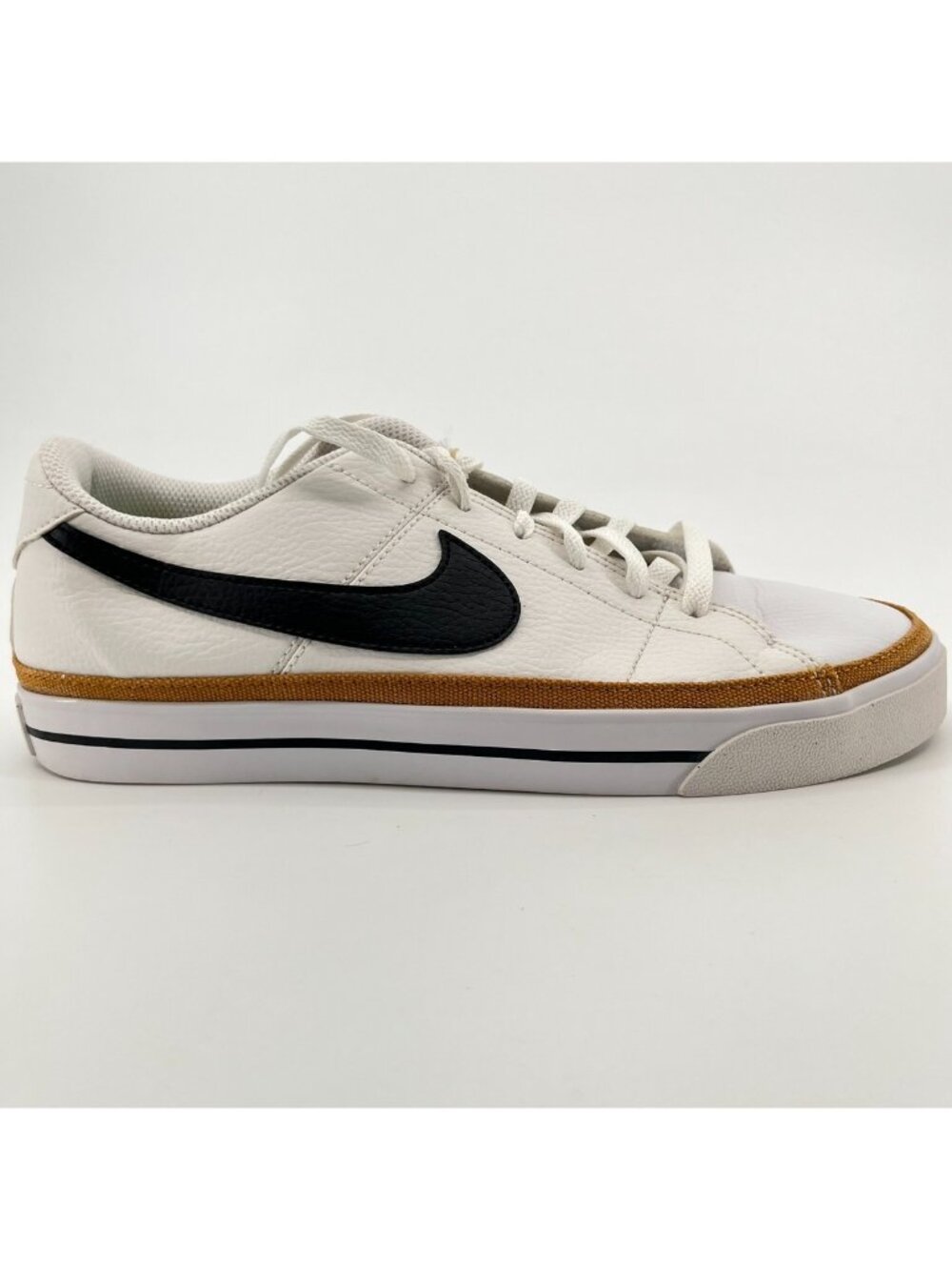 Nike Court Legacy Next Nature Women Size 8.5 White Black Athletic Shoes Sneakers